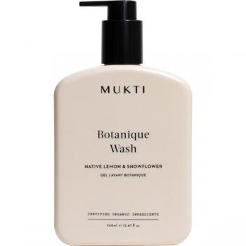 Mukti Organics Botanique Unisex Shower Gel with Native Lemon and Snowflower 360 ml