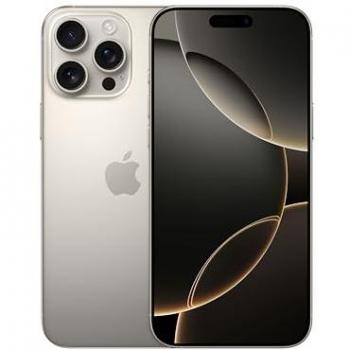 iPhone 16 Pro Max 256GB Titanio Natural Libre, móvil de 6.9 pulgadas, SIM doble, iOS 18, 5G, USB Tipo C