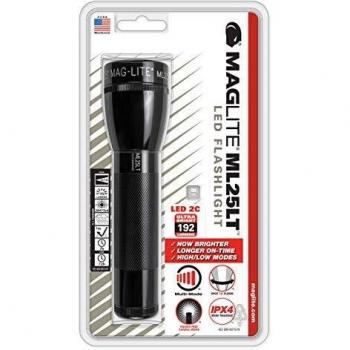 Maglite ML25LT C-Cell LED Flashlight, Black - ML25LT-S2016