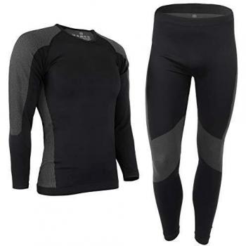 ALPIDEX Ropa Interior térmica Hombre cálido Deportes Funcional Transpirable esquí Deportes Conjuntos