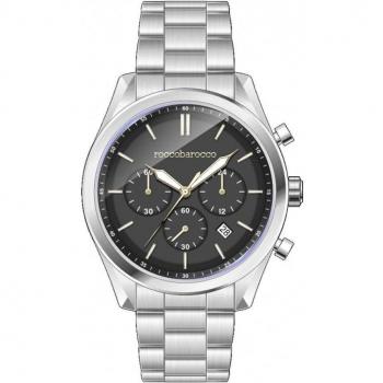 Reloj RoccoBarocco Luxury® Cronógrafo para Hombre con Dial Negro RB.4853M-01M