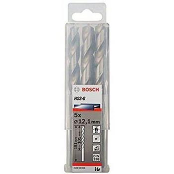Bosch 2 608 585 538 - Pack de 5 brocas para metal HSS-G, DIN 338