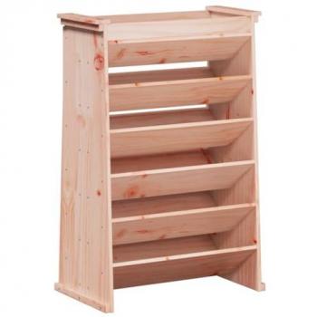 Jardinera para hierbas 6 niveles madera maciza Douglas 69x40x101,5 cm