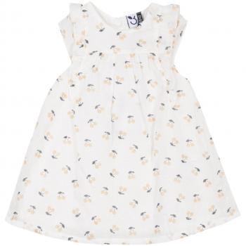 3 Pommes 3L31082 Vestido, Blanco