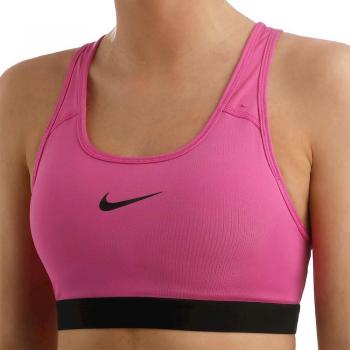 Nike Classic Pad Bra Top, Mujer, Active Fuchsia Black, XS