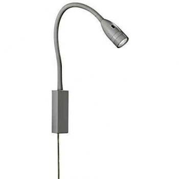 Aplique LED Sten con control por gestos, blanco, 1 flama, regulable y dimmable