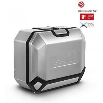 Shad D0TR36100R Maleta Lateral Derecha TR36R Terra Aluminio, Aluminium