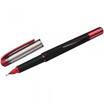 5 Star 961086 - Rotulador rojo, punta de fibra