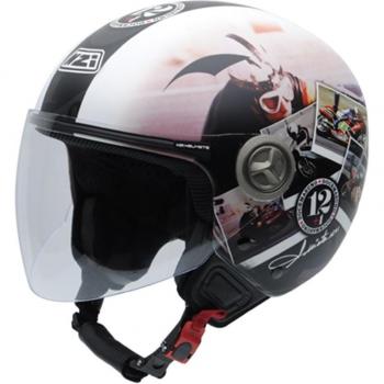 NZI 050332G909 Helix IV Angel Nieto 12+1 Ran, Casco de Moto, Talla 55-56