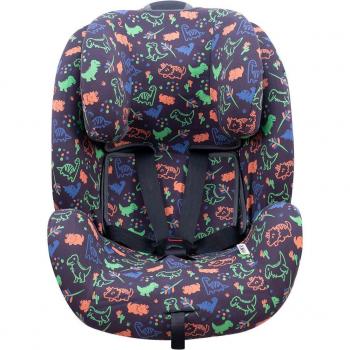 Funda para Silla de Coche Jyoko Every Stage - Compatible con Joie Every Stage, diseño Happy Dino