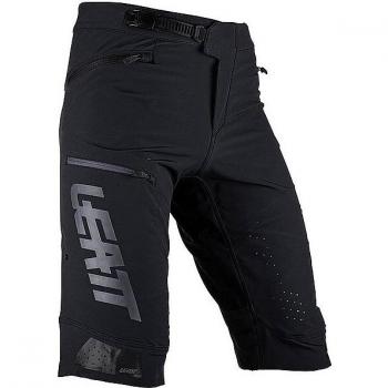 Leatt Shorts de MTB Gravity 4.0 Negros - Pantalones cortos de montaña, color negro, diseño técnico para ciclismo, fabricados con materiales resistentes y transpirables, protección contra la abrasión, ajuste cómodo y seguro