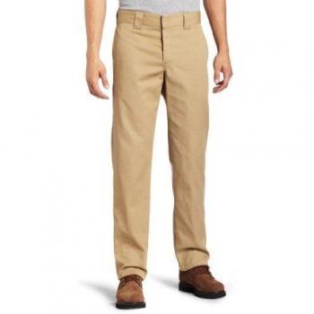Dickies Straight - Pantalones para hombre, color marrón claro