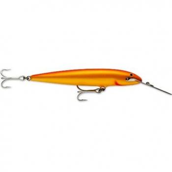 Rapala Bx Brat-Material Cuerpo de Balsa-Señuelo Pesca en Agua Dulce-Profundidad de Nado 0,9m-5cm/10g-Hecho en Estonia-Blue Ghost, Unisex-Adult, Gold Fluorescent Red, 18 cm / 70 g