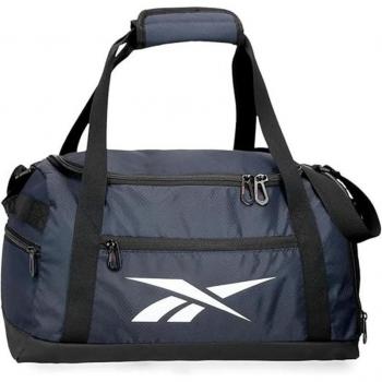 Bolsa de deporte Reebok Wayland 40 cm azul marino y blanco