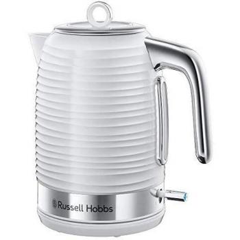 Hervidor de Agua Russell Hobbs Inspire 24360-70, Blanco, 1.7L, 2400W