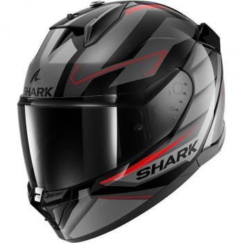 Casco Integral Shark D-Skwal 3 Sizler Policarbonato Inyectado ECE 22.06 Negro-Antracita-Rojo