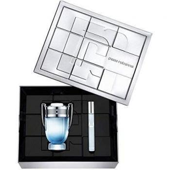 Set de Regalo Paco Rabanne Invictus Aqua EDT 100 ml + EDT 10 ml