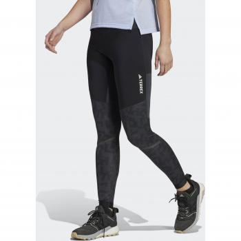 Mallas para Correr Terrex AGR de Adidas para Mujeres - Gris Oscuro, Talla S