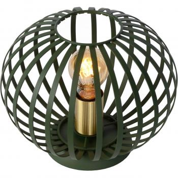 Lámpara de Mesa Manuela Moderno Ø 25,5 cm E27 Verde/Oro
