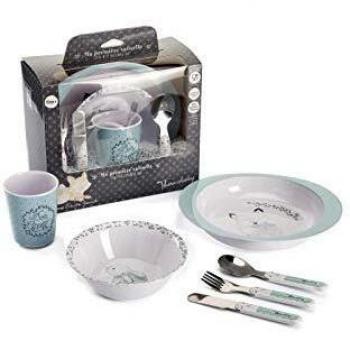 Set de Vajilla Infantil Melamina 6 Piezas Bosque Thermobaby