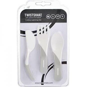 Twistshake 78207 - Cubiertos, color blanco