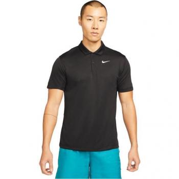 NikeCourt Dri-FIT Solid Polo para Hombre - Negro