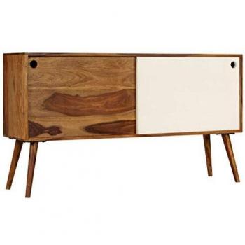 Solid Sheesham Wood Sideboard 46.5x11.8x26