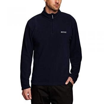 Regatta Men's Thompson Lightweight Half Zip Fleece Sweatshirt - Navy - Size: 3XL