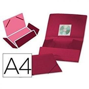 CARPETA BEAUTONE GOMAS SOLAPAS 38720 POLIPROPILENO DIN A4 ROJA