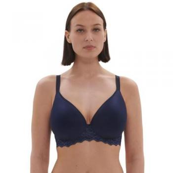 Simone Pérèle Caresse 3D Plunge Underwire Bra - Ink Blue, Size 32D