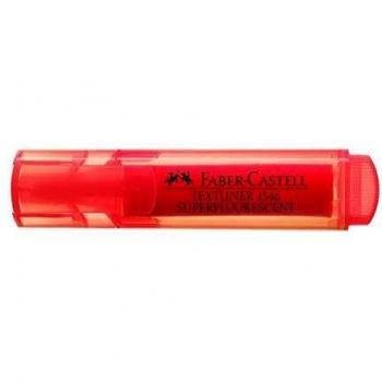 Marcador Fluorescente Faber-Castell Textliner 1546 Cuerpo Translúcido Color Naranja