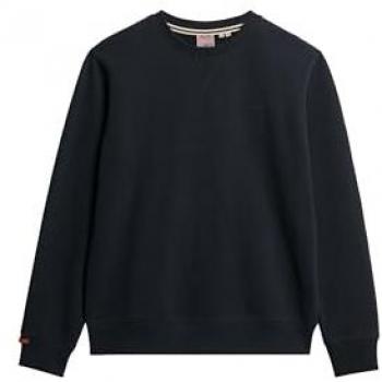 Superdry Essential Logo Crew Sweatshirt - Eclipse Navy - Size: S