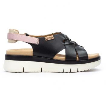 Pikolinos sandalia cuña de piel palma W4N-0527 para mujer
