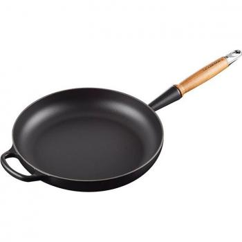 Sartén de hierro fundido Le Creuset con mango de madera