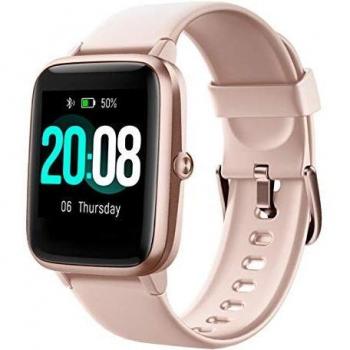LIFEBEE Reloj Inteligente, Smartwatch Hombre y Mujer Pulsera Actividad Inteligent Deportivo Impermeable IP68 con Pulsómetro, Monitor de Sueño, Pantalla Táctil Completa Reloj Fitness para Android iOS