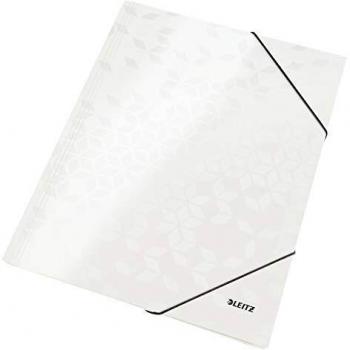 Carpeta de solapa Leitz WOW A4 blanco - Pack de 10 unidades