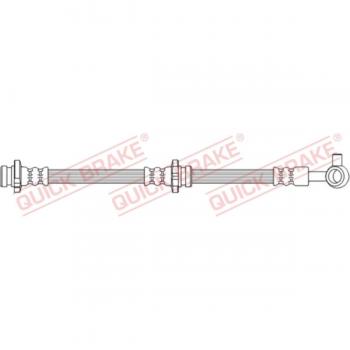 Tubo de freno QUICK BRAKE 50.744, Latiguillo de freno Derecha