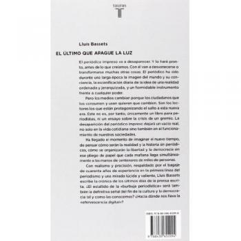 El último que apague la luz: Sobre la extinción del periodismo