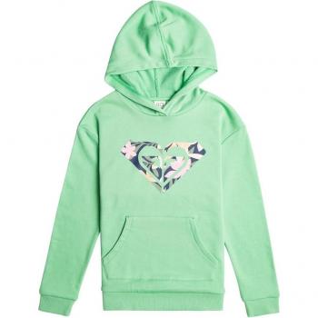 Sudadera con capucha Roxy Surf Feeling verde para niñas - Talla 10