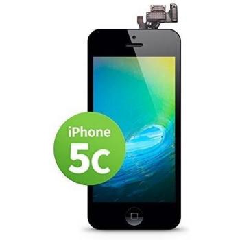 GIGA Fixxoo Pantalla LCD Tàctil de Repuesto para iPhone 5c, Retina Display, Cámara y Sensor de proximidad, Video guía DYI Paso a Paso Simple, Separador Digitalizador