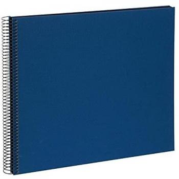Álbum de Fotos Espiral Bella Vista Azul Oscuro 35x30 cm con 40 Páginas Negras