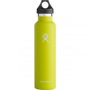 Hydro Flask - acero inoxidable botella de agua vacío aislado boca estándar Citron - 24 oz.