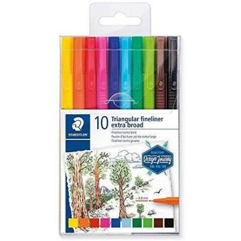 STAEDTLER 338 TB10-C Pluma estiligráfica 10 Pieza