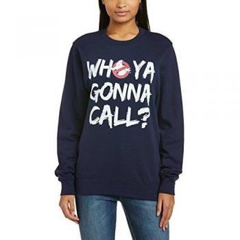 Ghostbusters 33B. Who Ya Gonna Call - Sudadera con manga larga para mujer , color blue