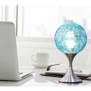 KHSKX Lámparas de mesita de noche de dormitorio estilo minimalista moderno, cálidas toquen lámparas de mesa cabecera regulable
