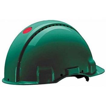 Casco de Seguridad 3M Peltor G3000 Verde con Sistema de Doble Ajuste y Ventilación