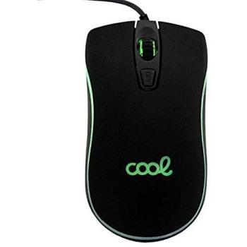 Ratón Gaming USB Cool Kansas Negro con Iluminación