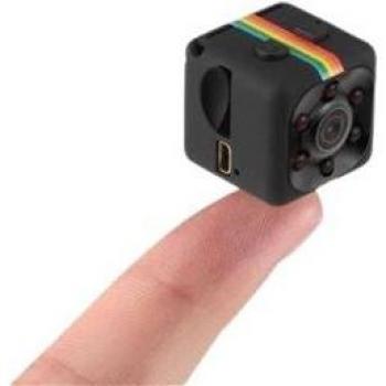 Mini cámara portátil 1080P HD con grabadora de voz y micrófono - Negro