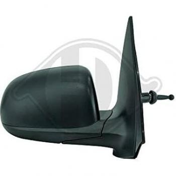 Espejo retrovisor exterior DIEDERICHS 6852225 para Hyundai i10 I, izquierdo, negro, convexo, ajuste manual