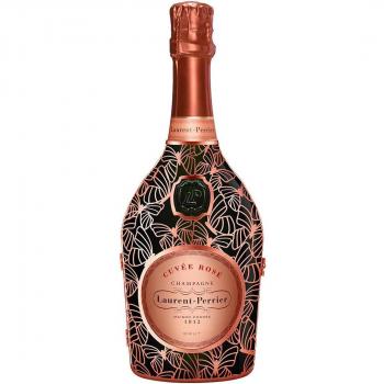 Estuche Champagne Laurent-Perrier Cuvée Rosé Metal Jacket Bambú